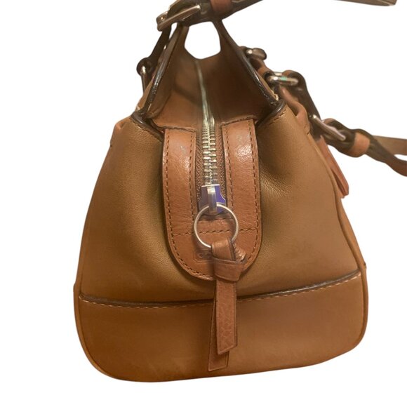 Vintage Coach Hamilton Kelly (2005) 7465” Brown Tan Leather Purse - Picture 3 of 16